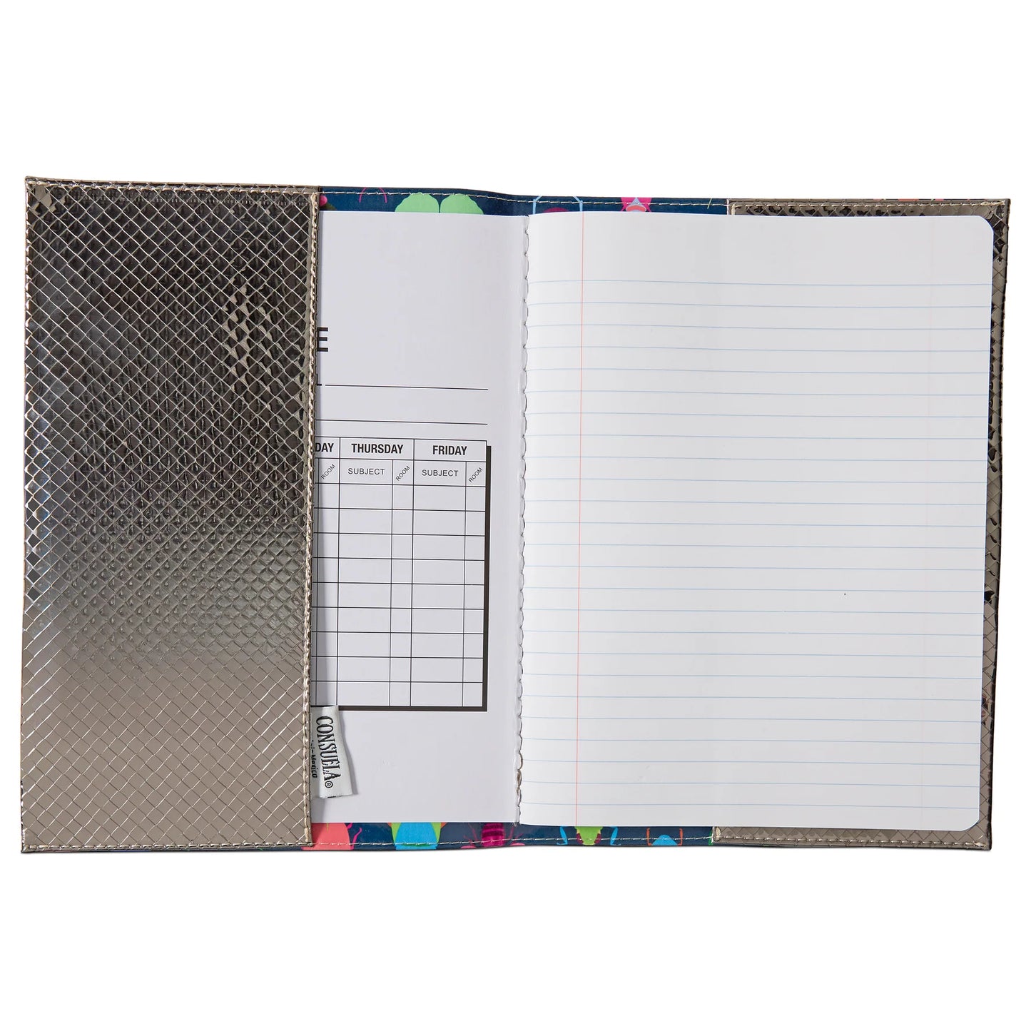 Consuela Gemma Notebook - Colorful Beetle Print Journal