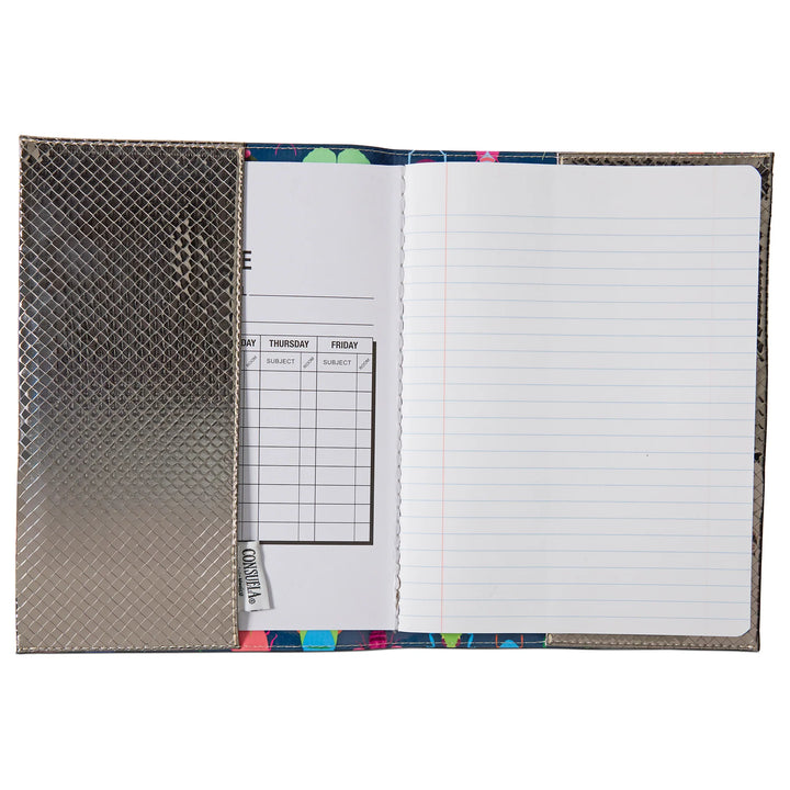 Consuela Gemma Notebook - Colorful Beetle Print Journal
