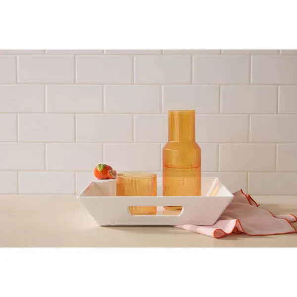 square melamine tray