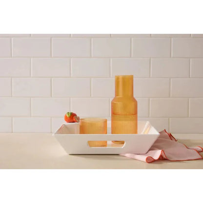 square melamine tray