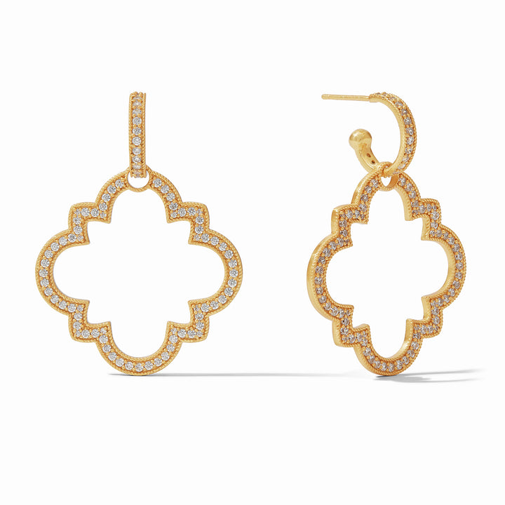 Odette Statement Hoop &amp; Charm Earring