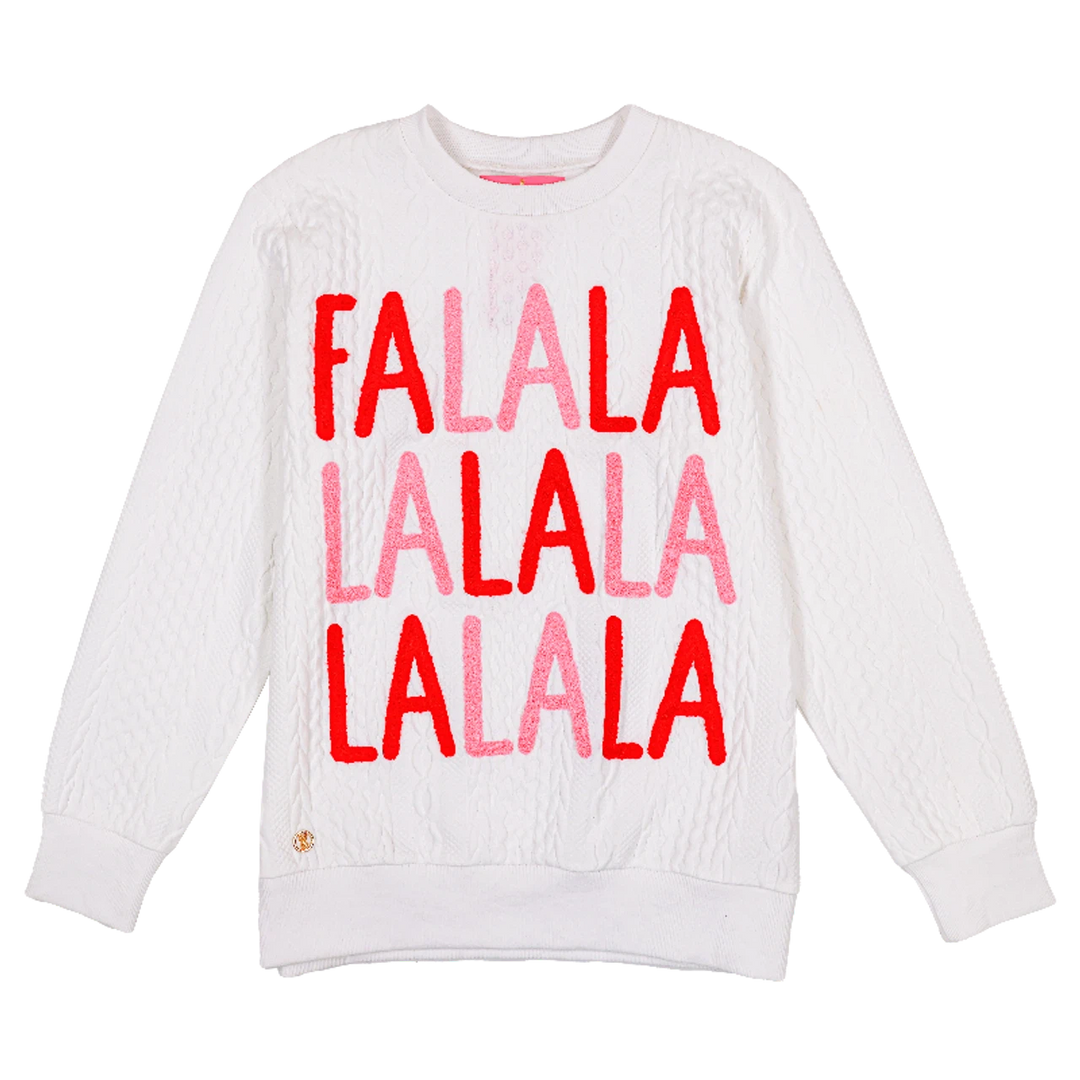 Simply Southern FALALA Braid Crew Sweater