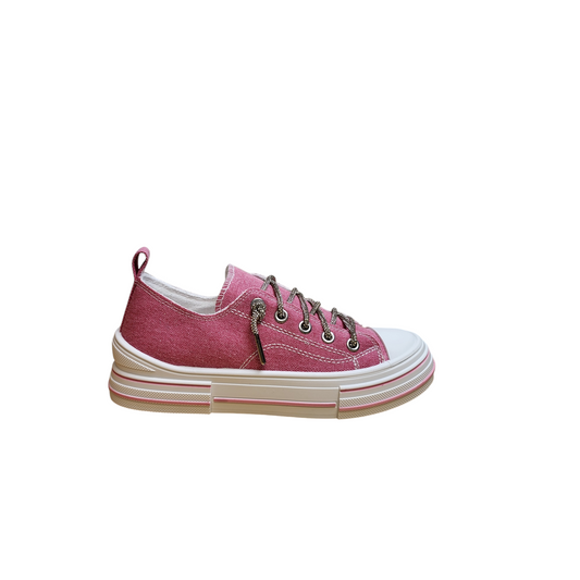 Aman Sparkle Pink Tennis Shoe