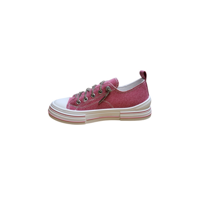 Aman Sparkle Pink Tennis Shoe