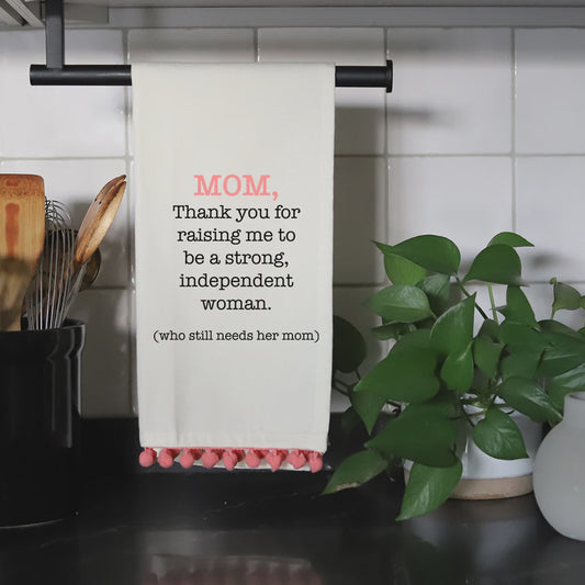 Mom Thank You Tea Towel