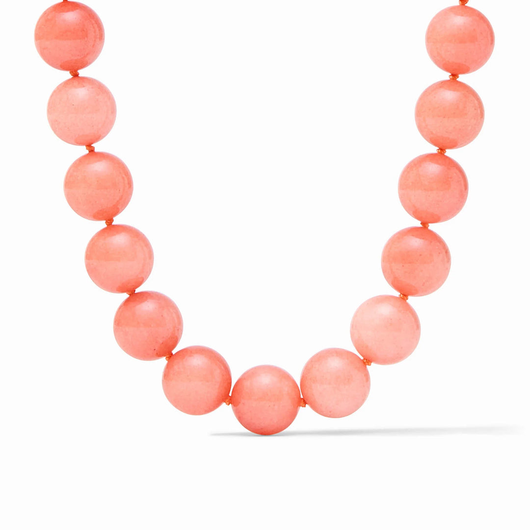 Julie Vos Portofino Beaded Necklace - 24K Gold Plated Jade Station Necklace