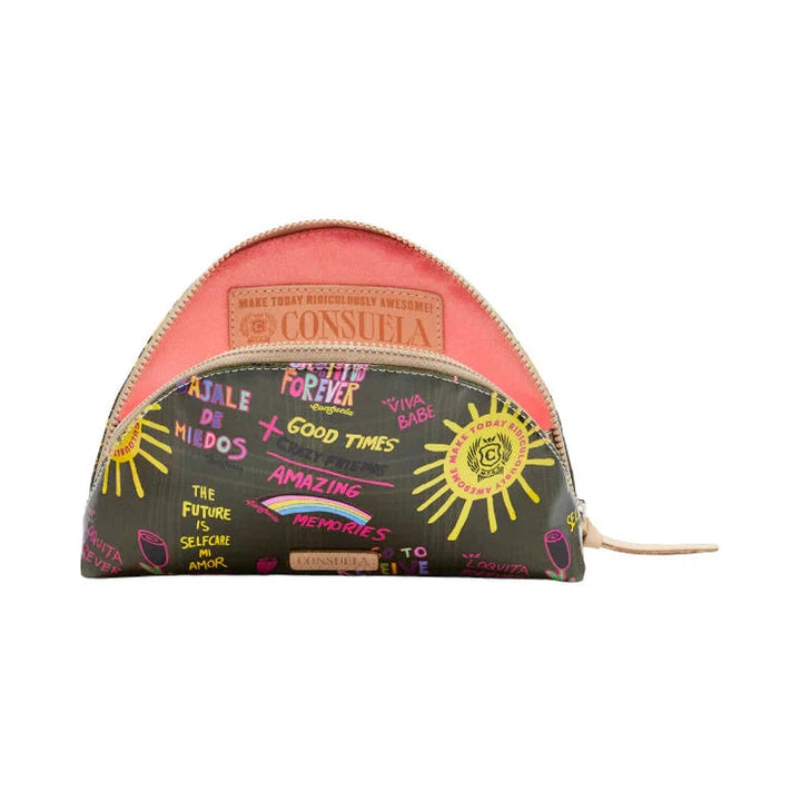 Olive Medium Cosmetic Case
