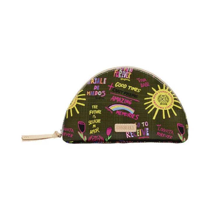 Olive Medium Cosmetic Case