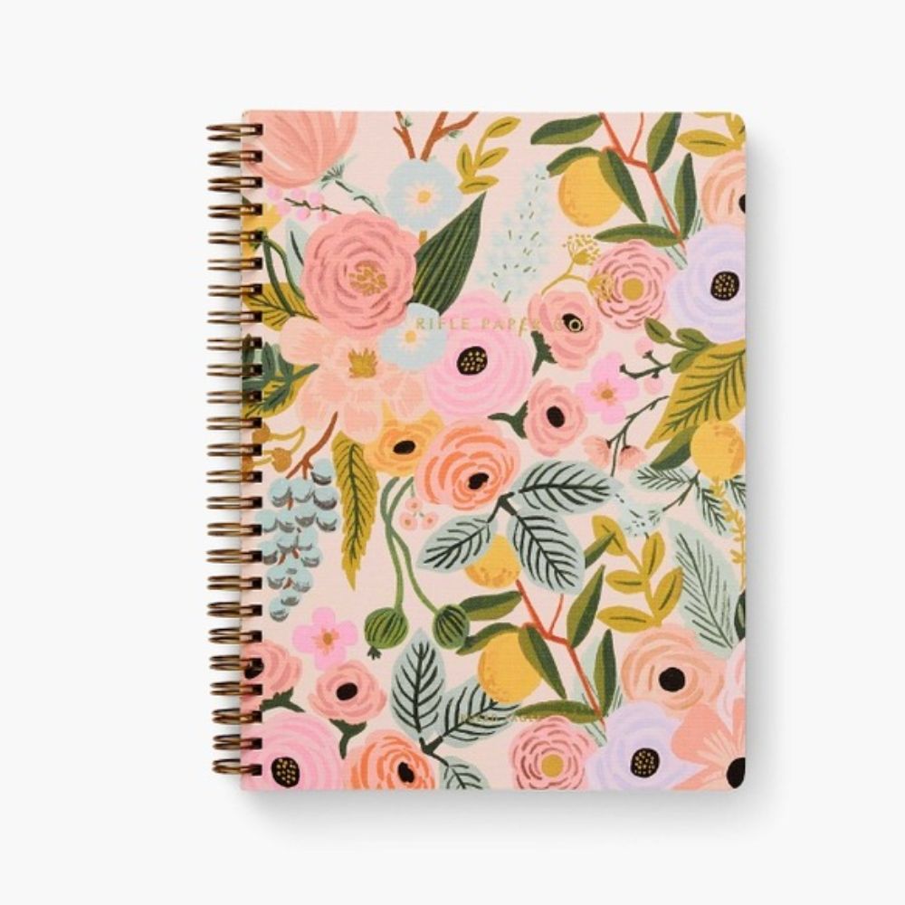 Garden Party Pastel Spiral Notebook