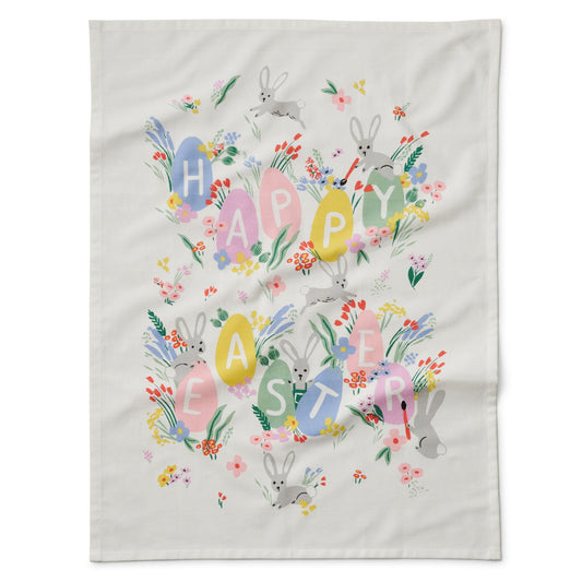 Happy Easter Tea Towel