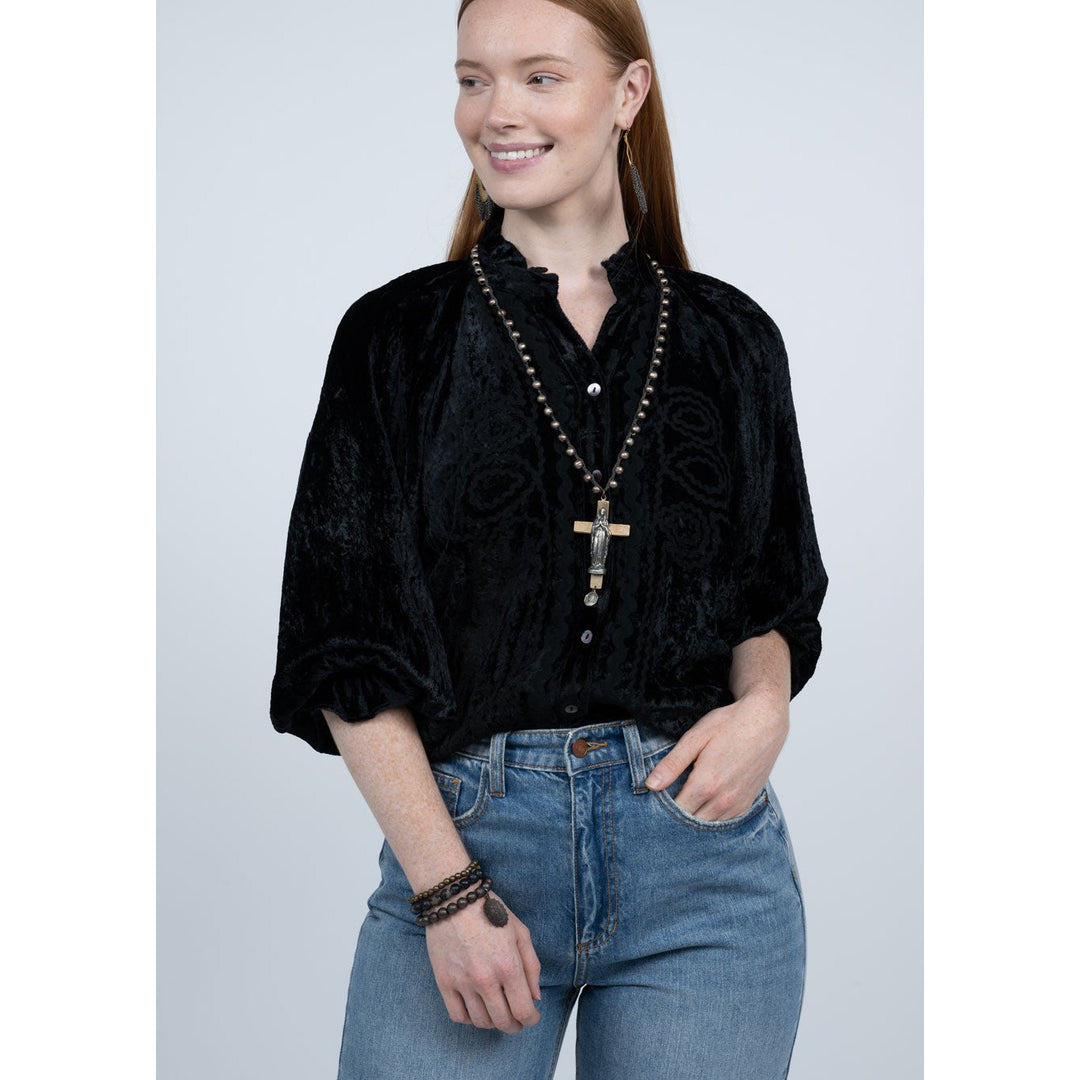 Rosalinda Velvet Black