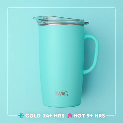 Shimmer Aquamarine Party Pitcher 64oz