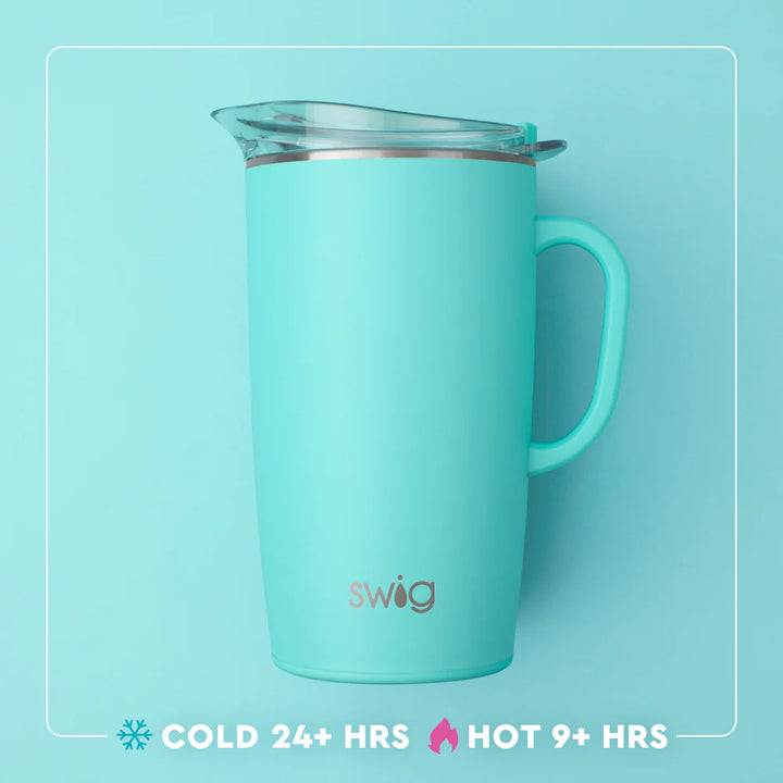 Shimmer Aquamarine Party Pitcher 64oz