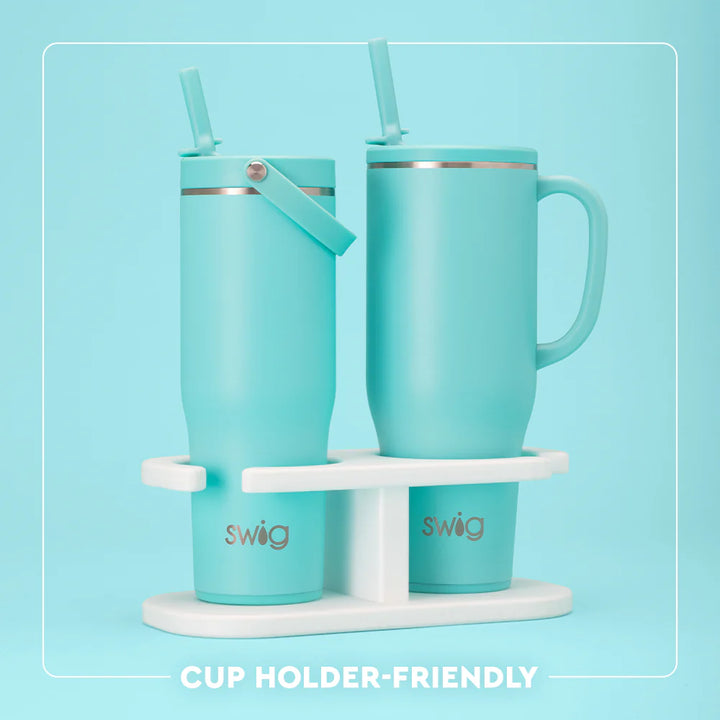Swig Life Saddle Stitch Cream Mega Mug 40oz