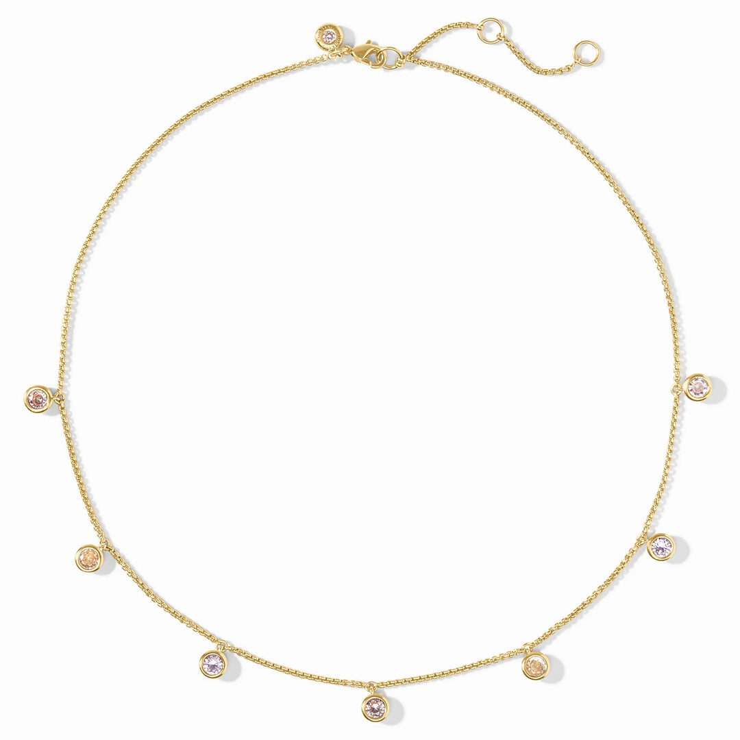 Rainbow Delicate Charm Necklace