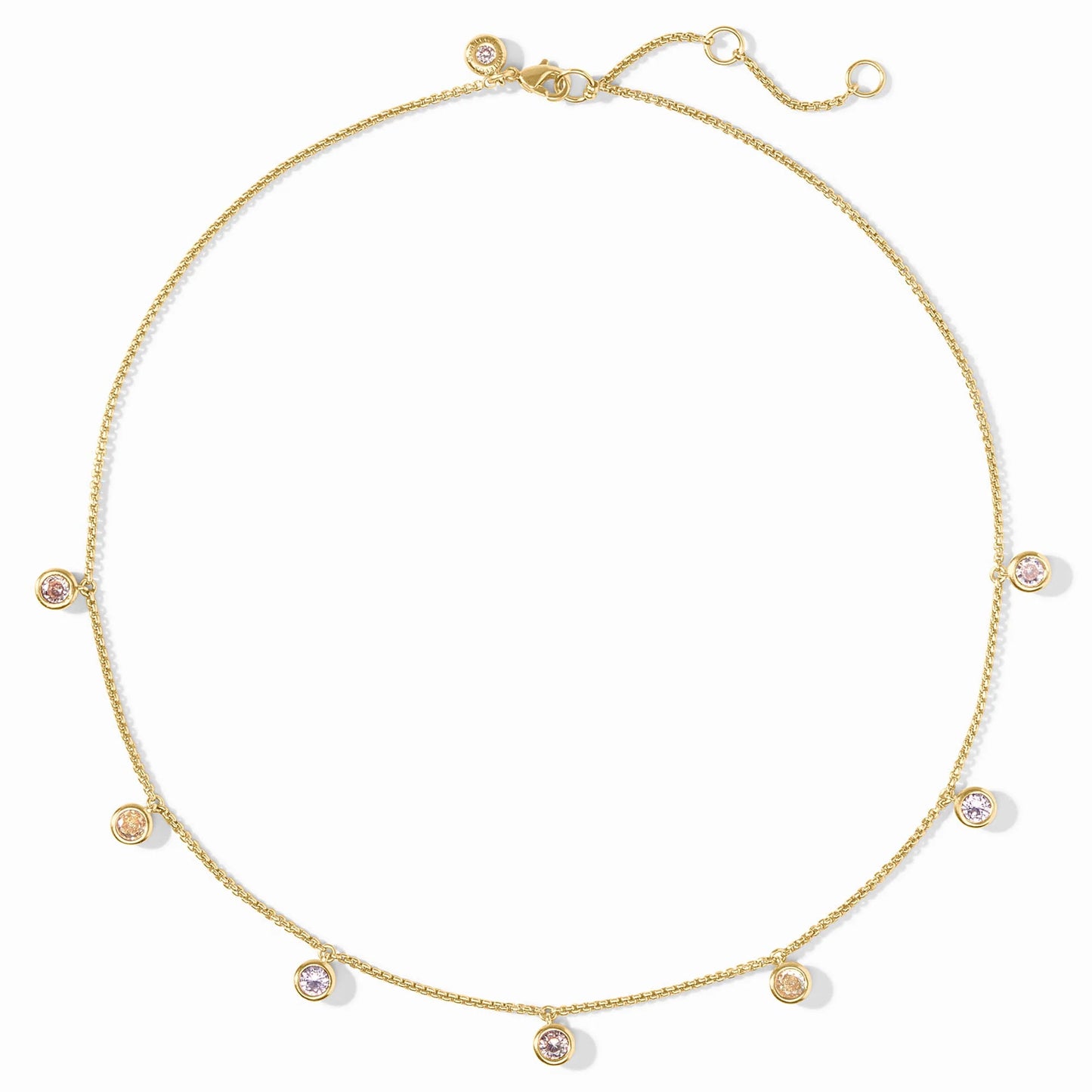 Rainbow Delicate Charm Necklace