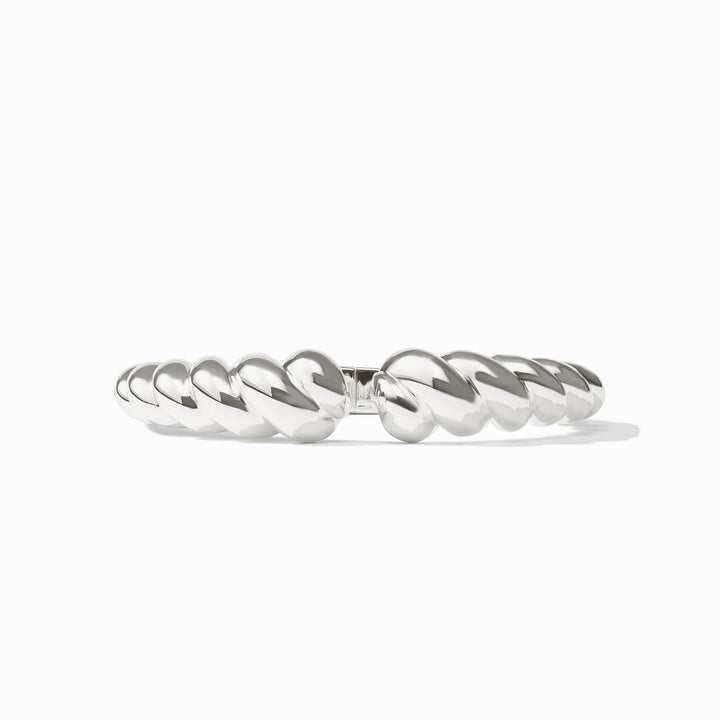 Julie Vos Ravello Cuff in silver with twisted rope design