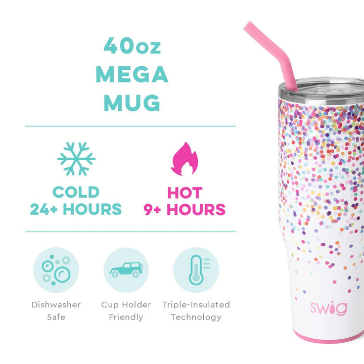Confetti Mega Mug 40oz