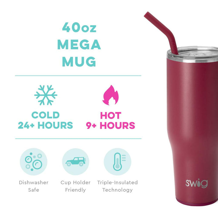 Maroon Mega Mug (40oz)