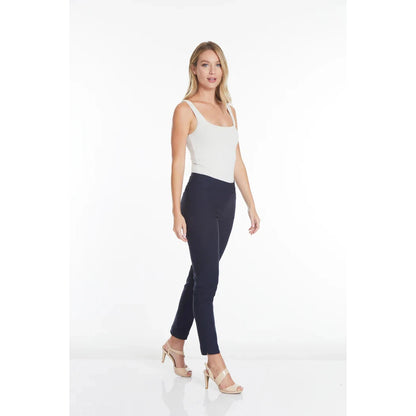Pull-On Ankle Pant w/Real Front & Back Pockets - Midnight