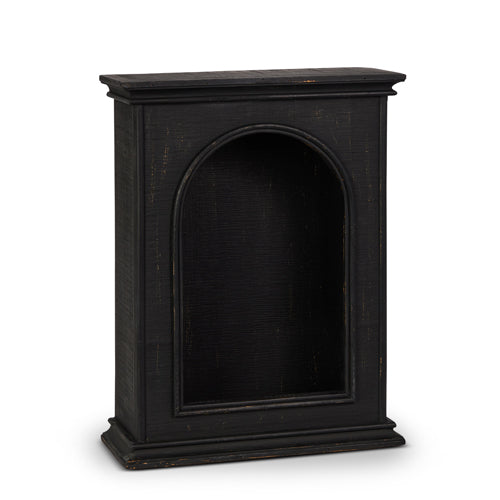 16" Black Curio Mini Cabinet