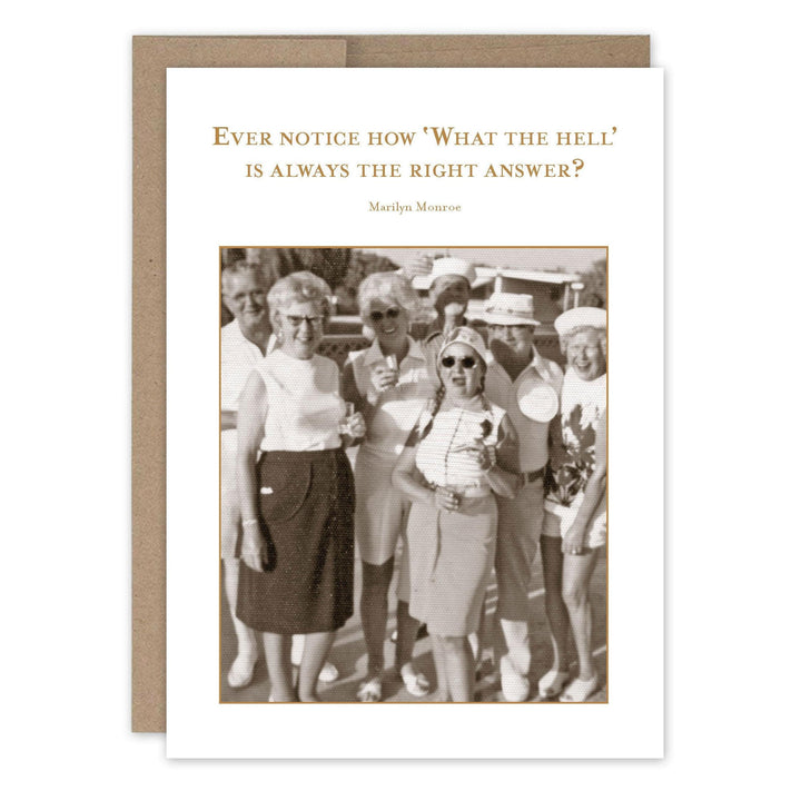 Shannon Martin Design - What The Hell Bday Card