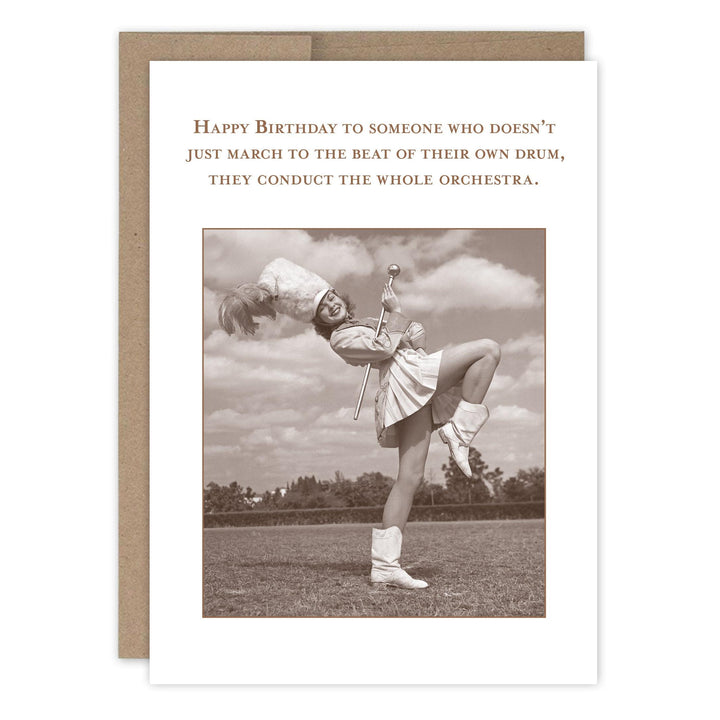 Shannon Martin Design - March To The Beat Bday Card