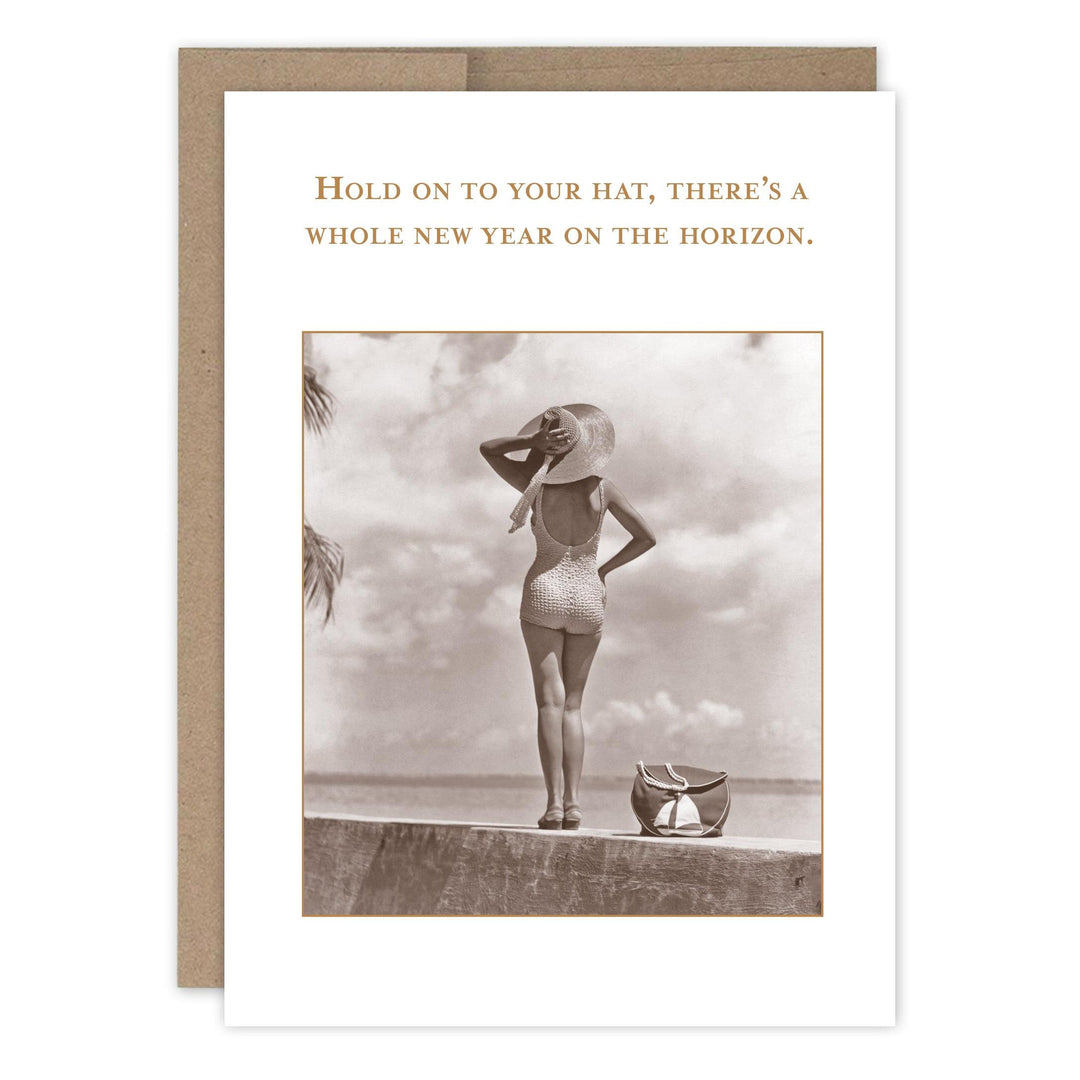 Shannon Martin Design - Hold On To Your Hat Birthday Card