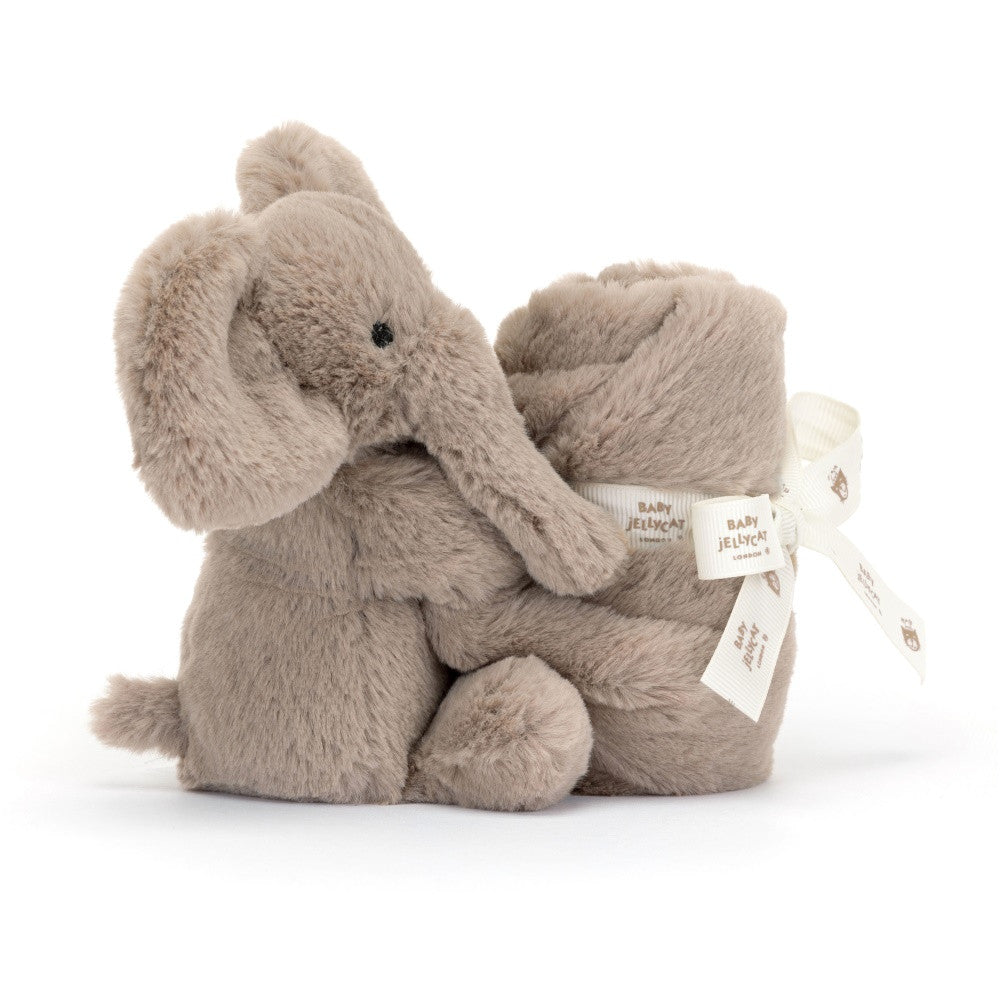 Jellycat Smudge Elephant Soother soft baby comfort blanket