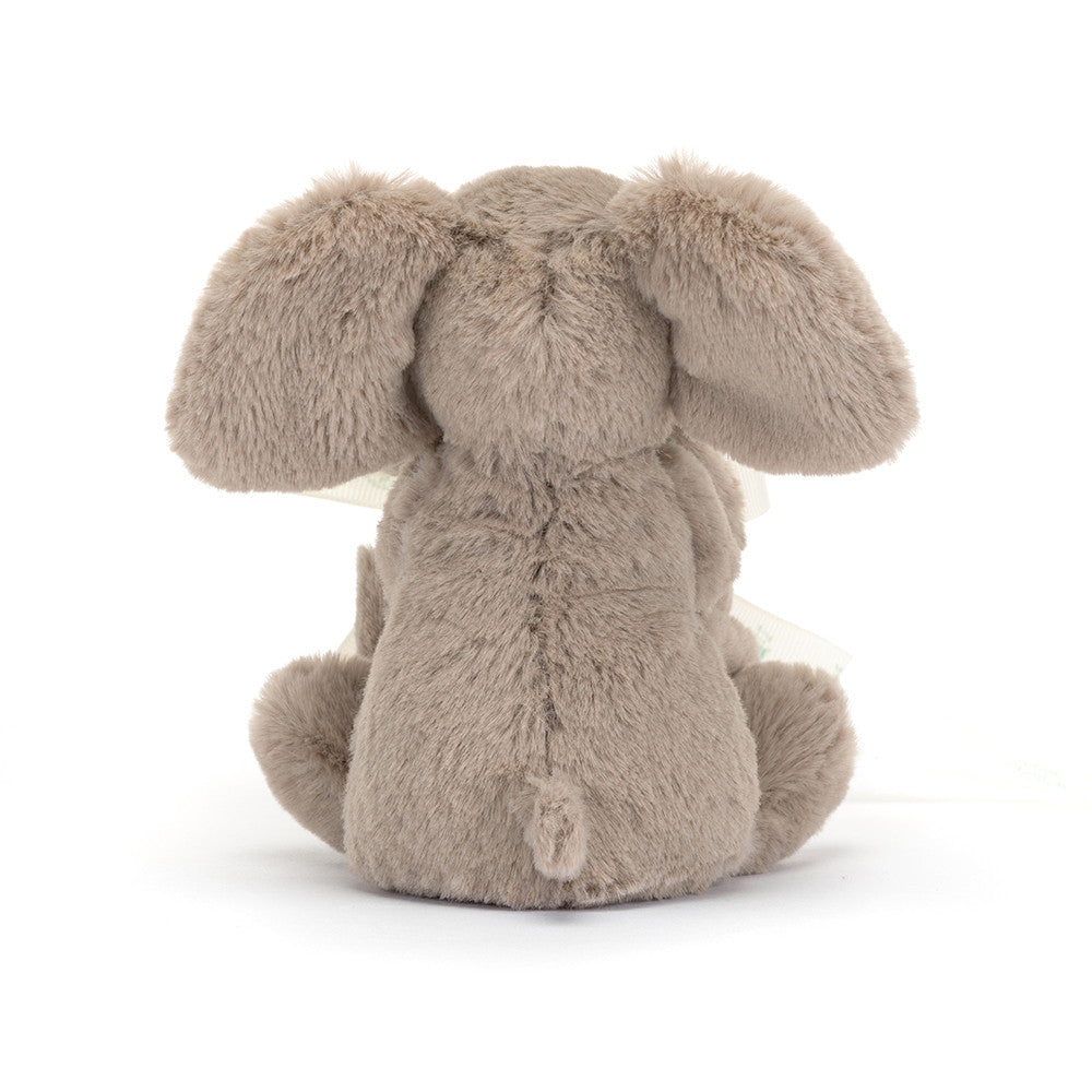 Jellycat Smudge Elephant Soother grey elephant security blanket