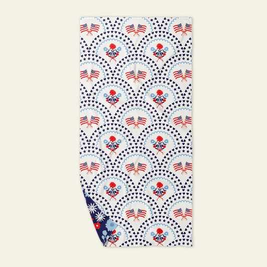 The Darling Effect XL Quick-Dry Beach Towel - All American Darling