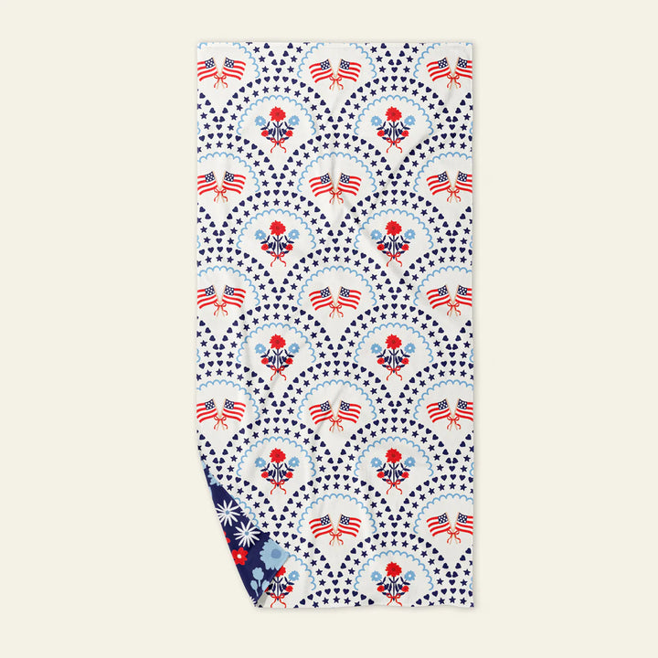 The Darling Effect XL Quick-Dry Beach Towel - All American Darling