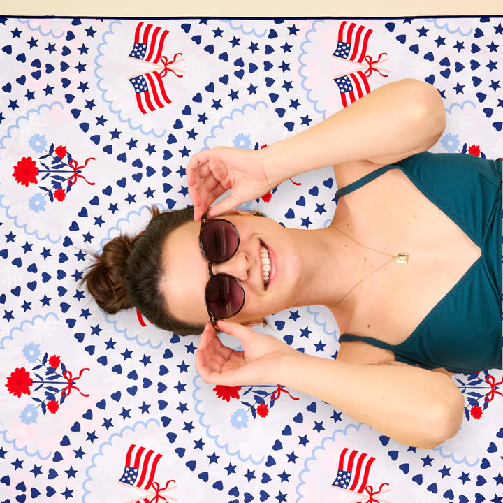The Darling Effect XL Quick-Dry Beach Towel - All American Darling