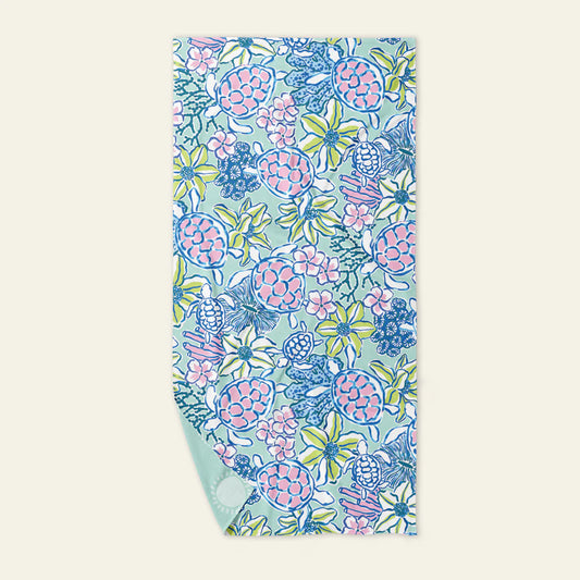 The Darling Effect XL Quick-Dry Beach Towel - Coastal Cove