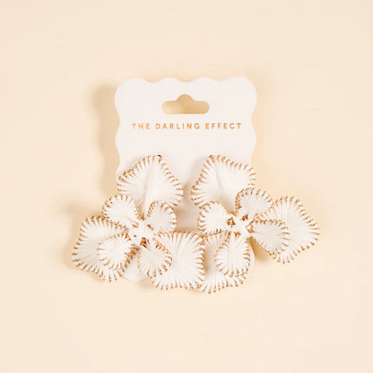 The Darling Effect Main Character Earrings - White