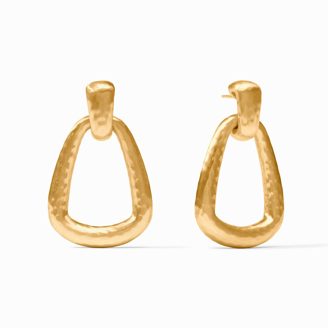 Julie Vos Sahara Doorknocker Earring Gold product view