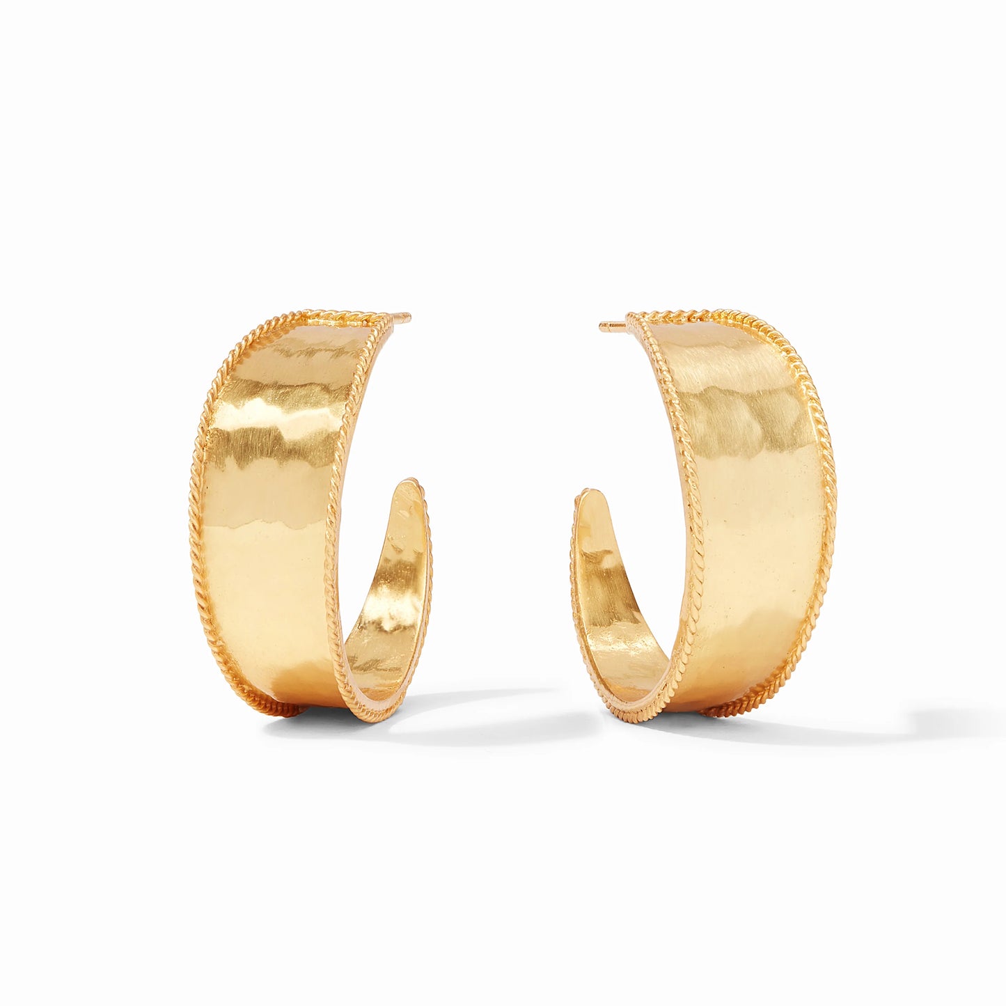 Julie Vos Savoy Hoop Earrings - 24K Gold Plate