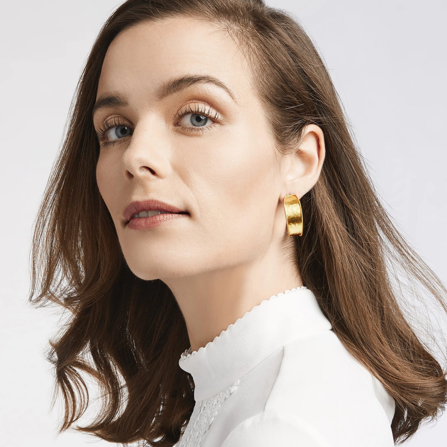 Julie Vos Savoy Hoop Earrings - 24K Gold Plate