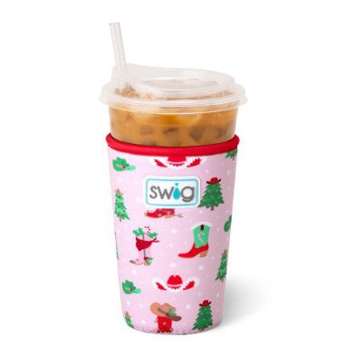 Howdy Holidays Iced Cup Coolie 22oz