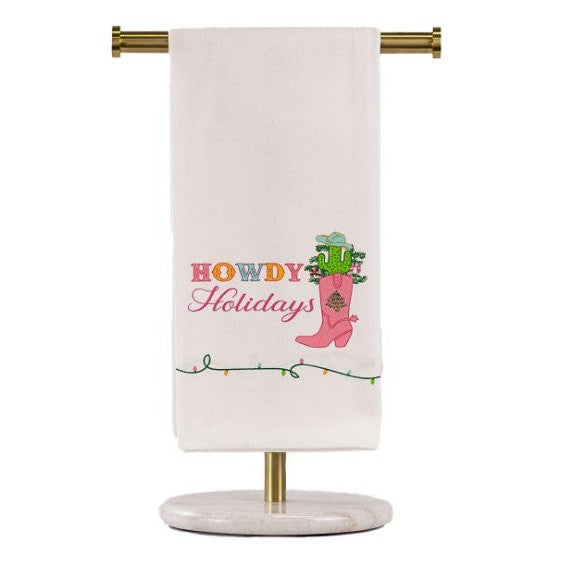 Howdy Holidays Hand Towel