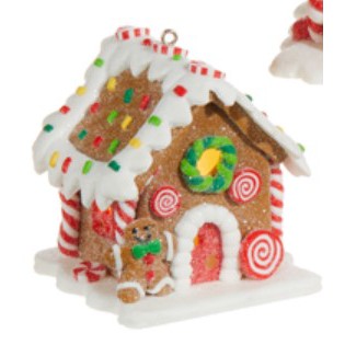 3.25 Lighted Gingerbread House Ornament