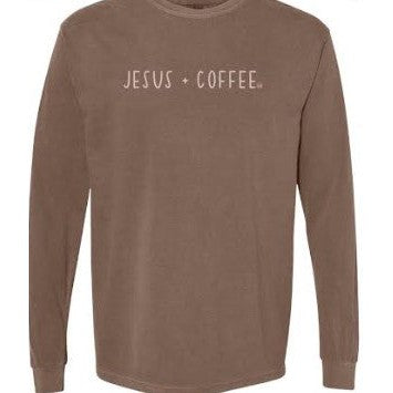 Jesus . Coffee Long Sleeve Shirt