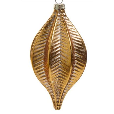 4" Gold Spine Ornament