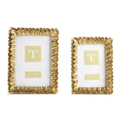 Gold Ruffle Frame