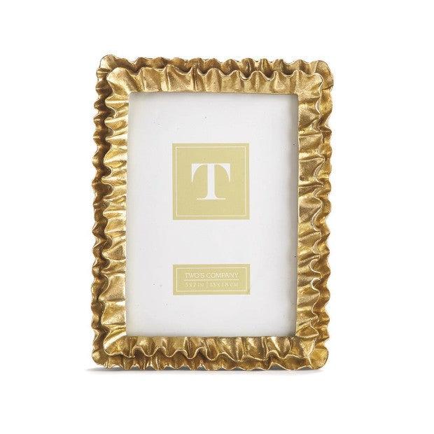 Gold Ruffle Frame