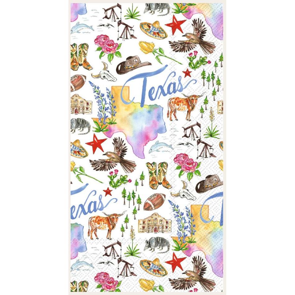 Texas State Collection Guest Napkins - 16 Count
