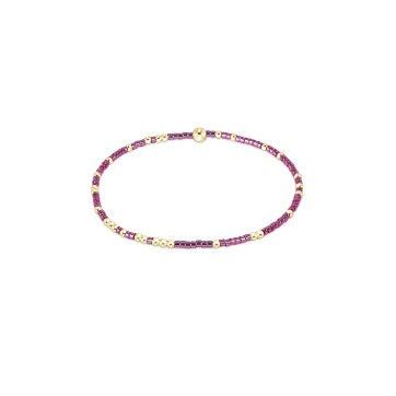 hope unwritten bracelet - Pink Metallic