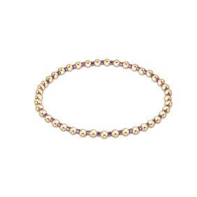 Hope Grateful Bracelet - Pink Metallic