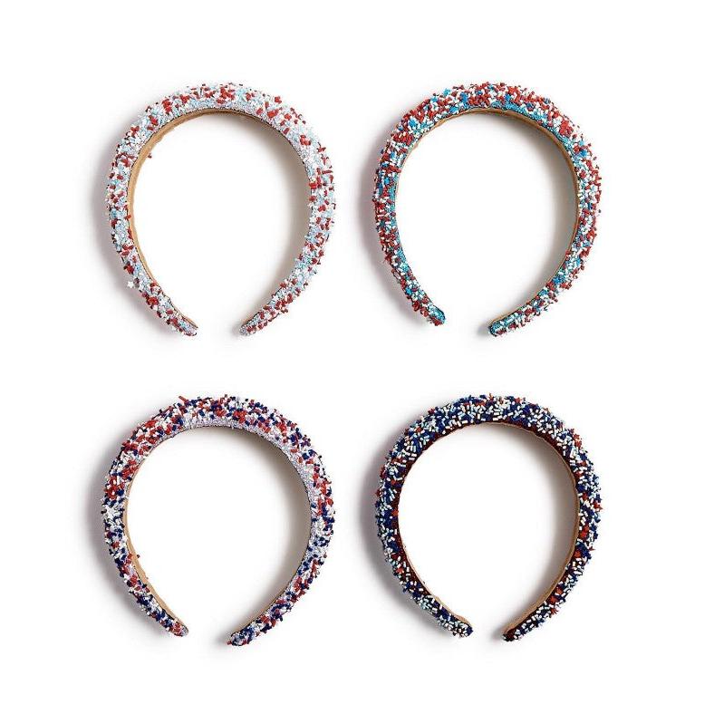 Red, White &amp; Be-You-Tiful Sprinkles Headband