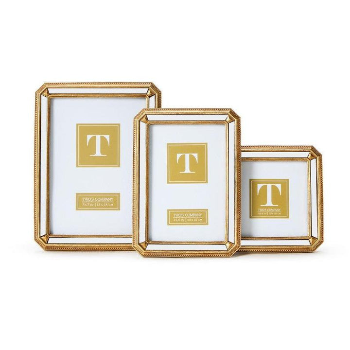 Beveled mirror Photo Frame